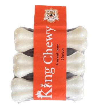 تشویقی استخوانی سگ King Chewy مدل کلسیم 3 عددی
