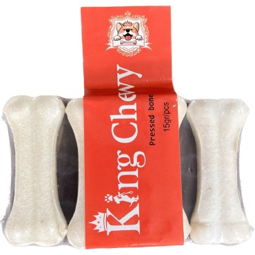 تشویقی استخوانی سگ King Chewy مدل کلسیم 4 عددی