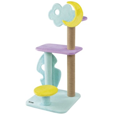 اسکرچر گربه نیناپت مدل ابر و ماه کد B