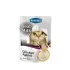 پوچ گربه فنبی طعم مرغ و خرگوش در شیر بز وزن 85 گرم