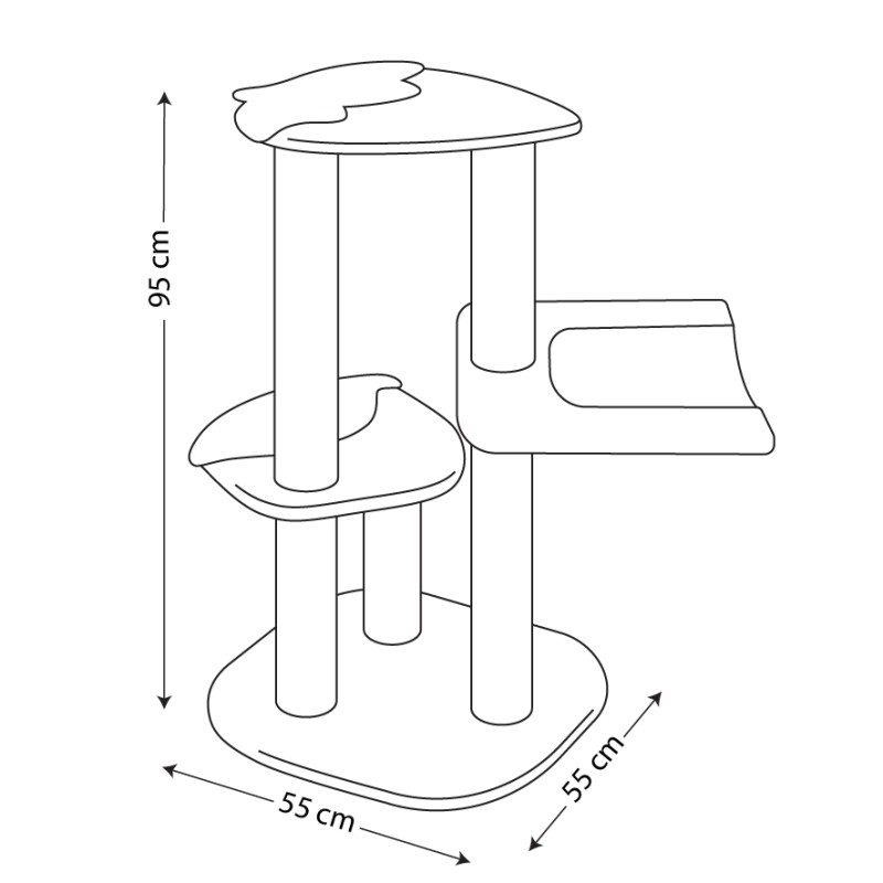 اسکرچر گربه نیناپت مدل میوه ای کد A