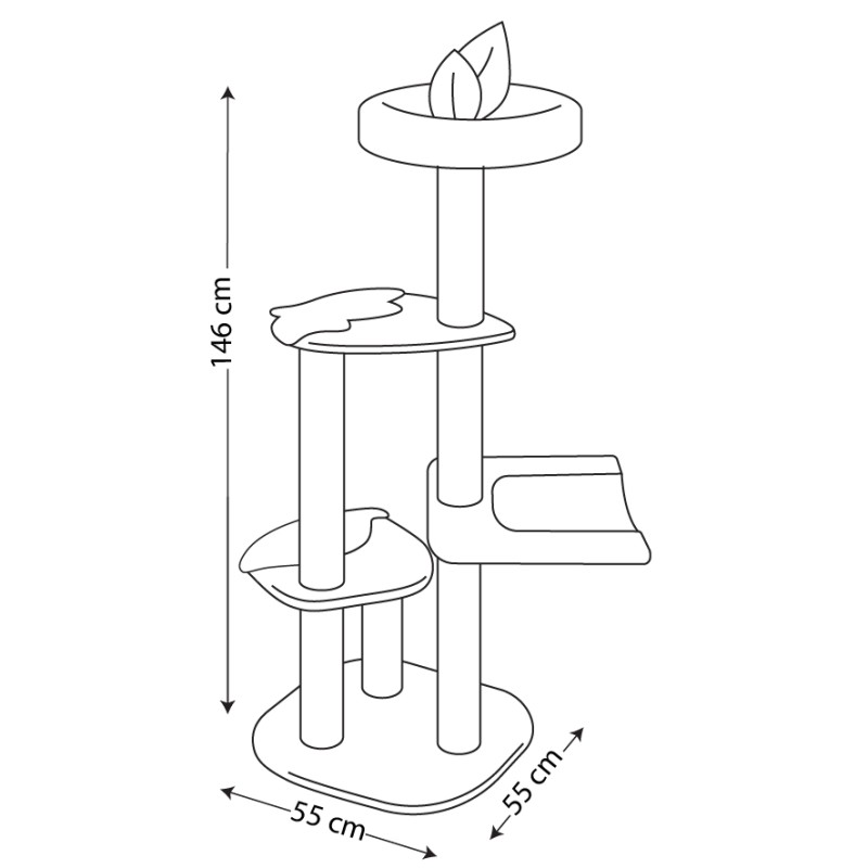 اسکرچر گربه نیناپت مدل میوه ای کد B