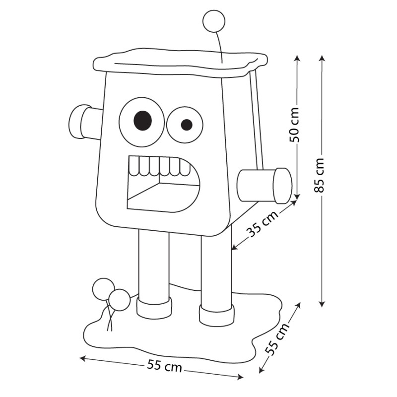 اسکرچر گربه نیناپت مدل بیسکوییت
