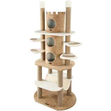 اسکرچر گربه نیناپت مدل قلعه