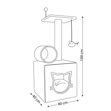 اسکرچر گربه نیناپت کد C