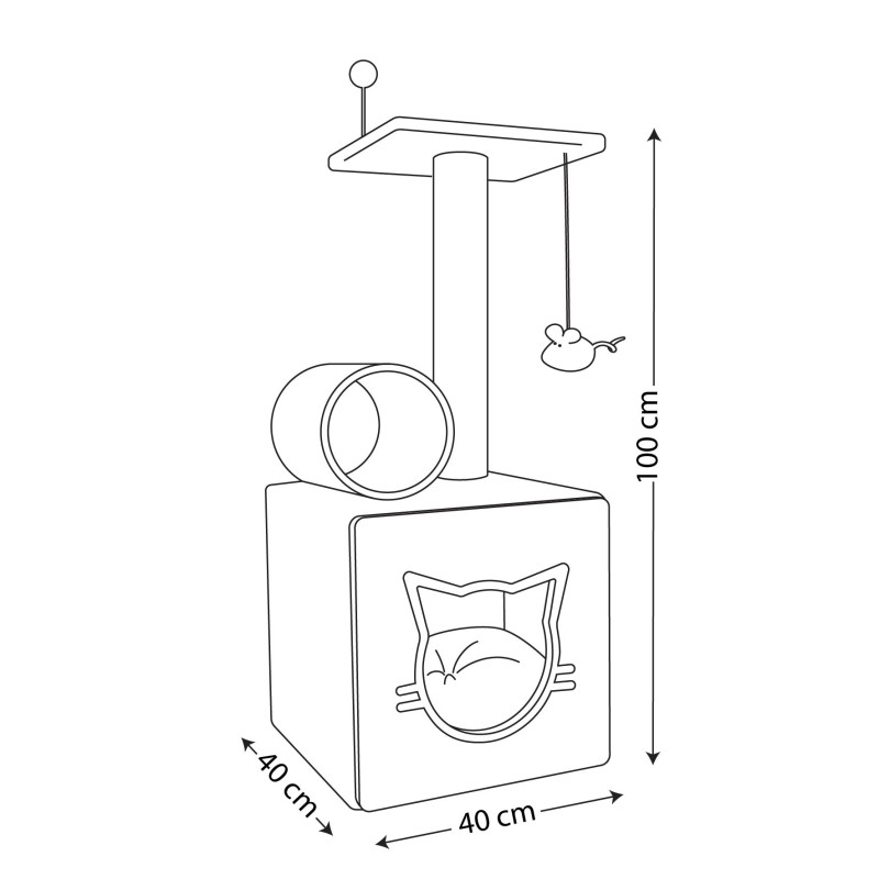 اسکرچر گربه نیناپت کد C