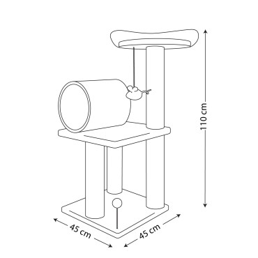 اسکرچر گربه نیناپت کد F1