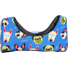 جای خواب پت مدل سه کاره طرحدار سایز 45*45