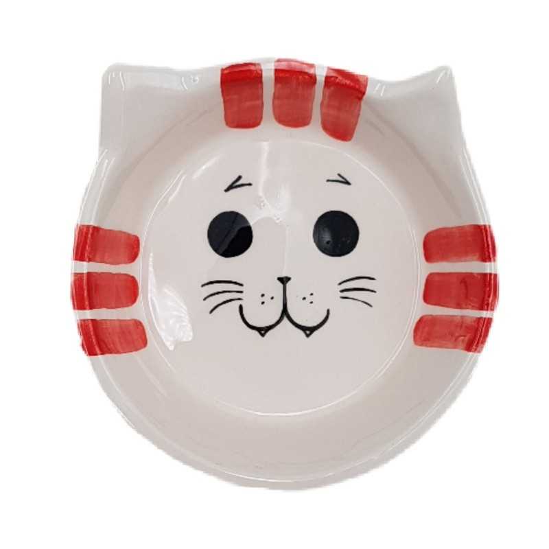 ظرف آب و غذای گربه پرس پت مدل سرامیکی (مشکل دار)