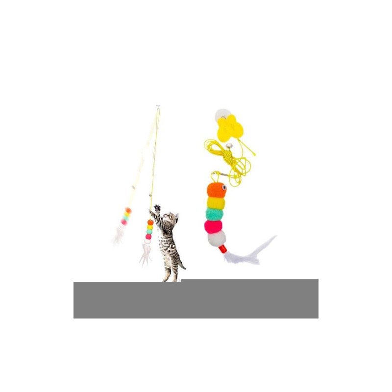 اسباب بازی گربه پرس پت مدل آویز چسبان