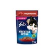 پوچ گربه فلیکس مدل Adult طعم بیف در ژله وزن 75 گرم