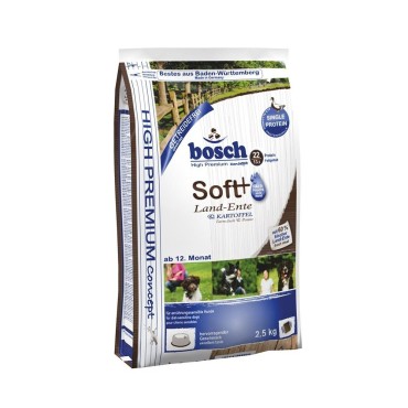 غذای نرم مخصوص سگهای بالغ با اردک پرورشی بوش