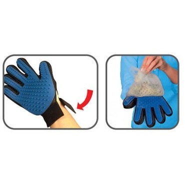 دستکش ماساژ و جمع کننده موی سگ و گربه ترو تاچ