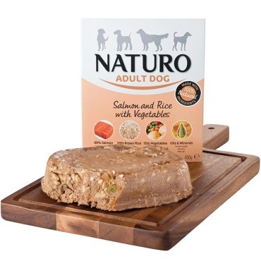 خوراک سالمون همراه با برنج و سبزیجات ناتیرو