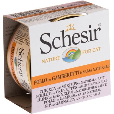 کنسرو مرغ با میگو و سس گوشت شسیر