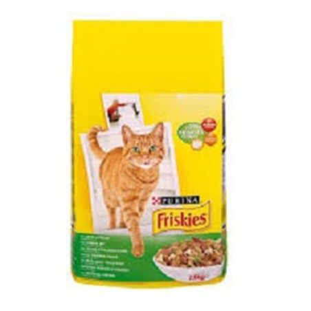 غذا خشک گربه بالغ با طعم گوشت مرغ و سبزیجات فریسکیز