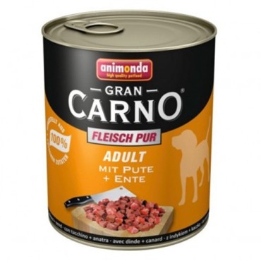 کنسرو گوشت اردک و بوقلمون مخصوص سگ بالغ گرن کارنو