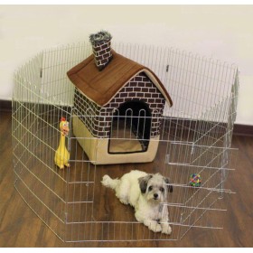 پارک سگ مدل استیل ارتفاع 60 سانتی متر