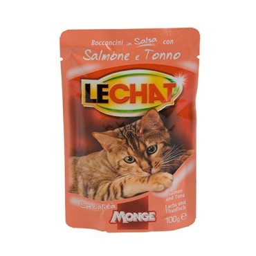 پوچ با طعم ماهی سالمون و ماهی تن لچت