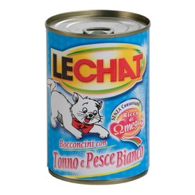 کنسرو چانک با طعم ماهی تن و ماهی سفید مخصوص گربه لچت