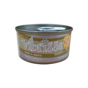 كنسرو حاوي فيله ماهی تن و اردک در سس مخصوص گربه ويبرایس