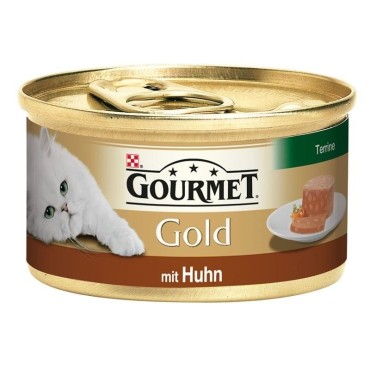 کنسرو گربه گورمه گلد با طعم جوجه