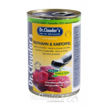 کنسرو دکتر کلودرز مخصوص سگ حاوی گوشت اردک و سیب زمینی