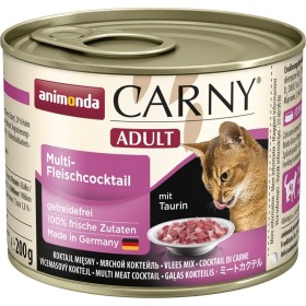 کنسرو پته حاوی انواع گوشت مخصوص گربه بالغ کارنی