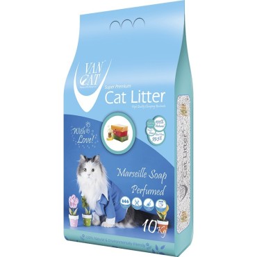 خاک گربه اولتراکلامپینگ با رایحه صابون فرانسوی حاوی مواد آنتی باکتریال ون کت