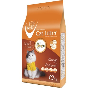 خاک گربه اولترا کلامپینگ با رایحه پرتقال حاوی مواد آنتی باکتریال ون کت