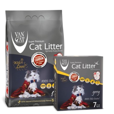 خاک گربه اولتراکلامپینگ فرآوری شده حاوی کربن فعال ون کت