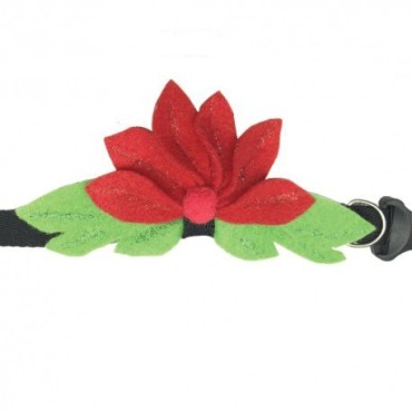 قلاده گلدار نمدی پرس پت