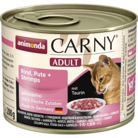 کنسرو کارنی پته حاوی گوشت گاو بوقلمون و میگو مخصوص گربه