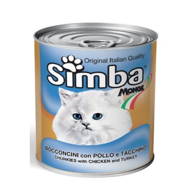 کنسرو چانک با طعم مرغ و بوقلمون سیمبا