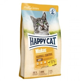 غذای خشک گربه مینکاس آنتی هربال هپی کت