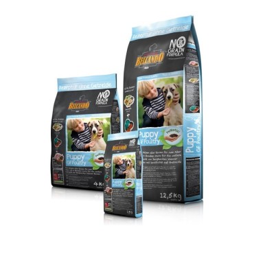 غذای توله سگ نژاد بزرک 1 تا 4 ماه با طعم طیور بلکاندو