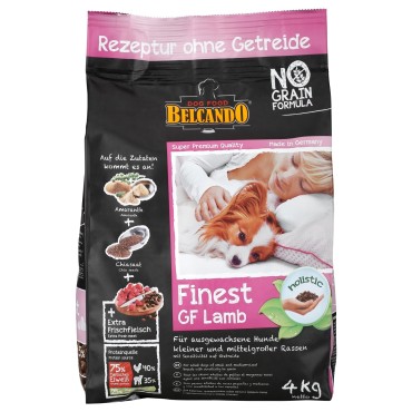 غذای خشک سگ بلکاندو فاینست عاری از غلات با طعم بره