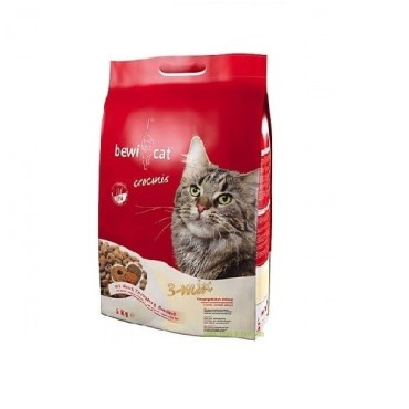 غذای خشک گربه کروسینس مخلوط مرغ ماهی و بوقلمون بوی کت