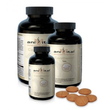 قرص ریزش مو و تقویت پوست و موی سگ کنی درم آنیویتال