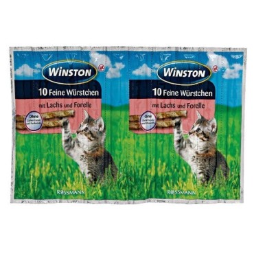 تشویقی مدادی گربه طعم ماهی آزاد وینستون (10 عددی)