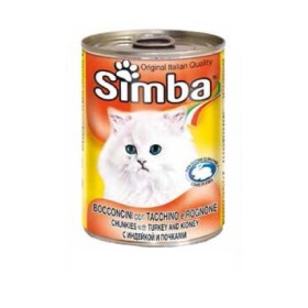 کنسرو چانک با طعم بوقلمون و قلوه سیمبا - 415 گرم