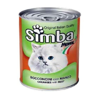 کنسرو چانک با طعم بیف سیمبا