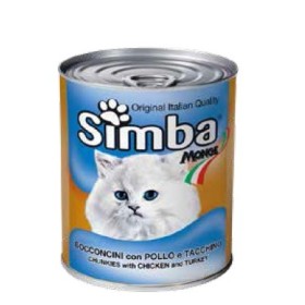 کنسرو چانک با طعم مرغ و بوقلمون سیمبا - 720 گرم