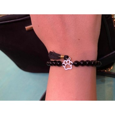 پابند طرح قلب و گربه همراه زنجیر پرس کالا