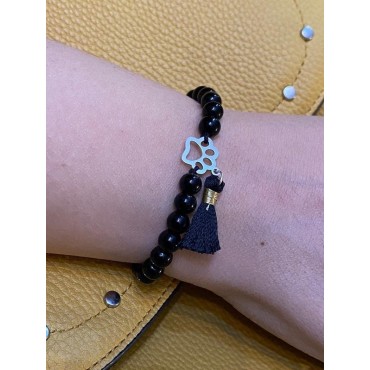 پابند طرح قلب و گربه همراه زنجیر پرس کالا