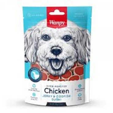 تشویقی جرکی سوشی کدفیش با طعم مرغ ونپی