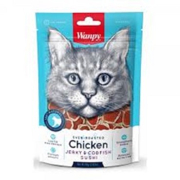 تشویقی جرکی سوشی کدفیش با طعم مرغ ونپی