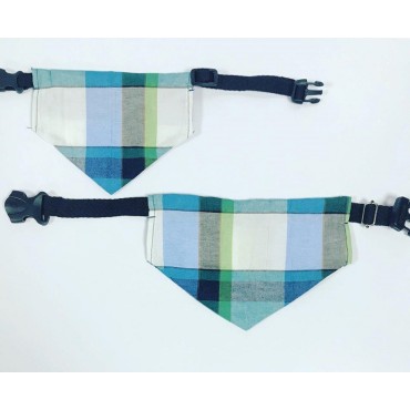 دستمال گردن طرح چهارخانه  پرس پت