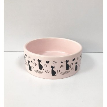 ظرف سرامیکی طرح لاولی کت - متوسط