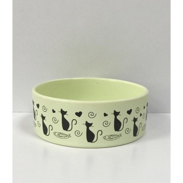 ظرف سرامیکی طرح لاولی کت - متوسط